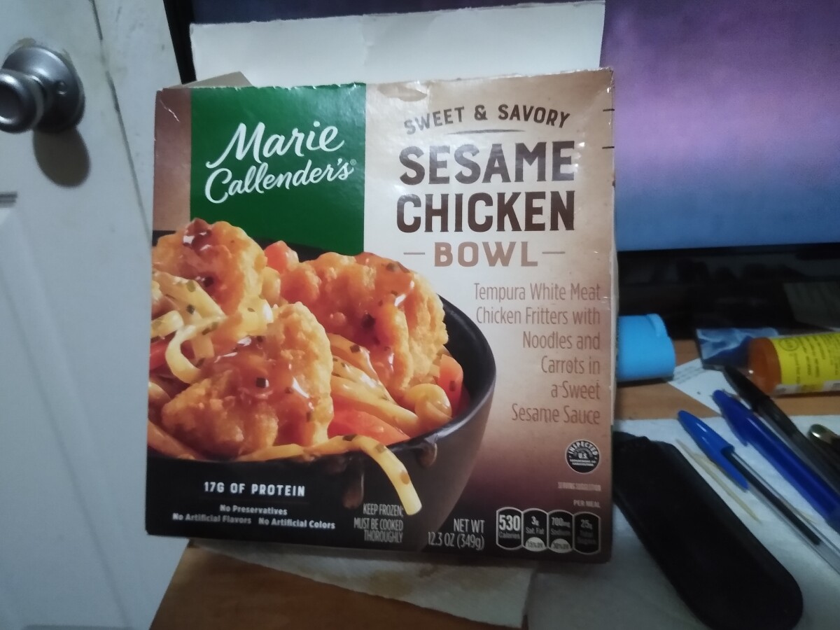 iwaspoisoned_'s tweet photo. Marie Callender's - Saint Paul, Minnesota - Marie Callender's® SESAME CHICKEN BOWL
THE ITEM WAS REFRIGERATED FROZEN FOR ABOUR TWO TO THREE WEEKS... Food Poisoning https://t.co/AvR5oqW7LL #mariecallenders #mariecallender's #sesamechicken #bowl #milk https://t.co/zJlrxiuH9n