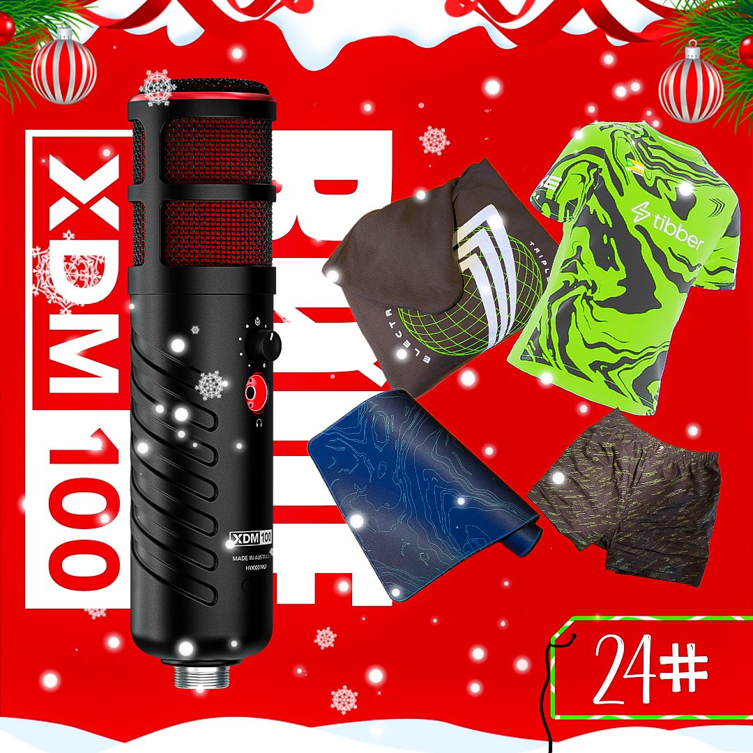 777esports's tweet image. ✨Luke 24✨ God Jul! Vi åpner siste luke hvor du kan vinne en Røde X mic, 777 drakt, hoodie, boxer og musematte ❤️🎄

Retweet og følg oss for å være med i trekningen🎅🏼🎄(Vi sjekker.)

Du kan også delta på vår instagram!

🕐(Trekningen skjer kl: 20:00 - 24.12.22)🕢