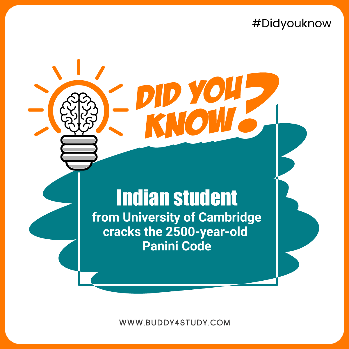 Buddy4Study's tweet photo. Rajpopat reportedly has decoded the problem, which was composed by philologist, grammarian and scholar Panini around the 6th or 5th century BCE and has defeated scholars for centuries. #PaniniCode #Buddy4Study https://t.co/QTgRjy3mUF