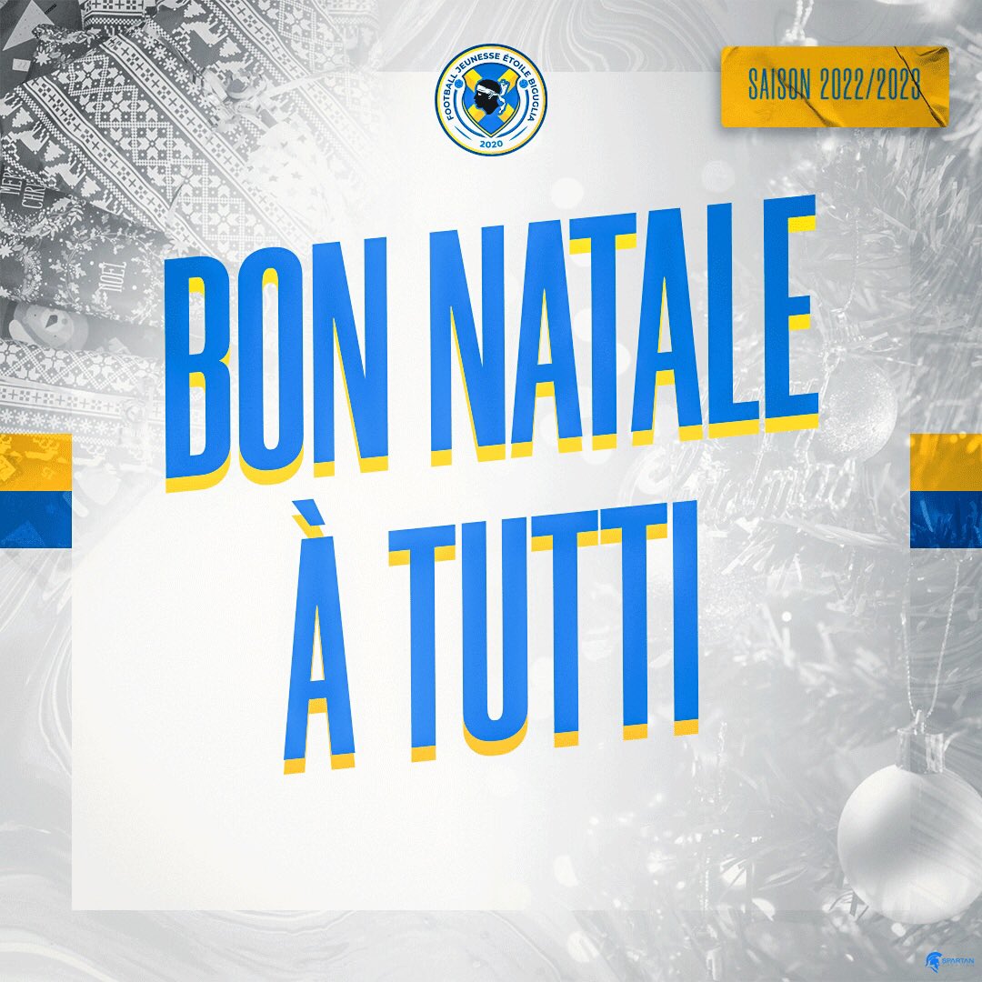 FBiguglia's tweet photo. 🎅🎄🎁🎉⚽️
Bon réveillon de Noël et Joyeux Noël à tous!!
.
.
.
.
#biguglia #fjeb #fjebiguglia #forzabiguglia #ForzaFJEB #citàdibiguglia #foot #football #footcorse #footballcorse #corse #corsica #footamateur
#Natale #Noel #BonNatale #JoyeuxNoel #BoneFeste #BonnesFetes https://t.co/kRdwZbBaqP