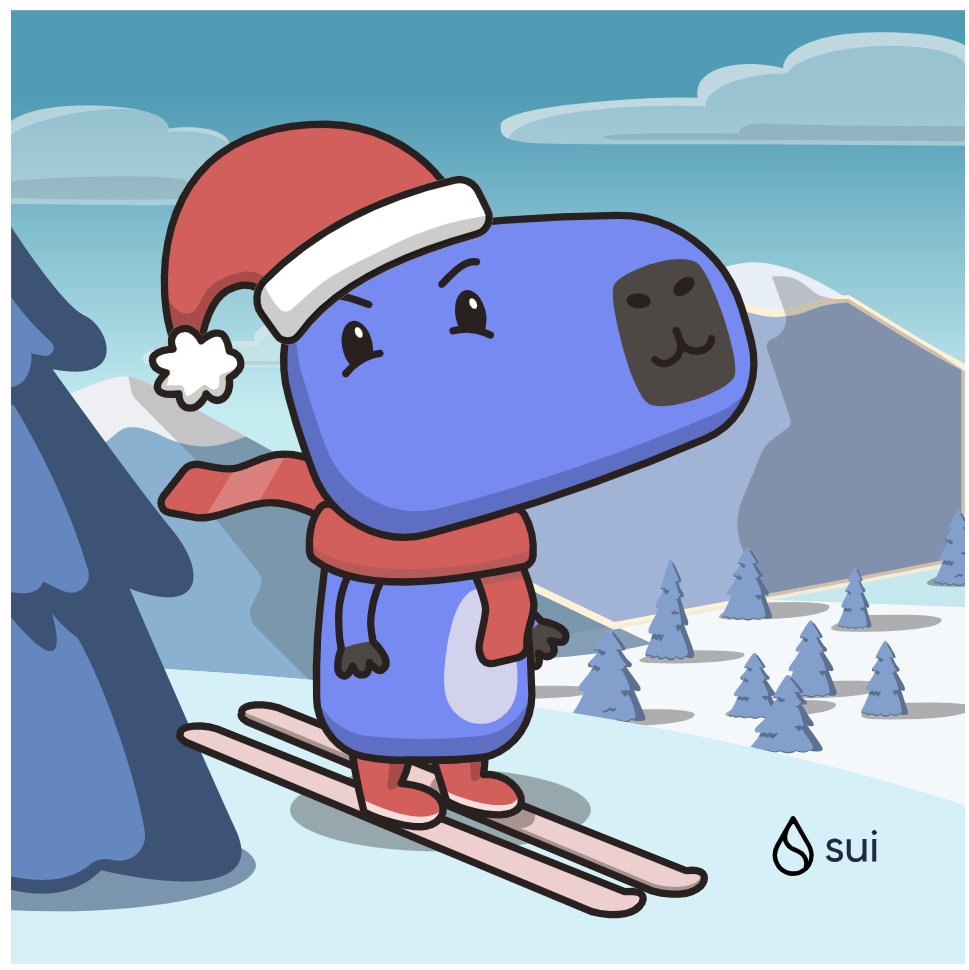 Blue Taco didn't just want to mean mug people in the forest; he wanted to mean mug people on the alps too.  You go Blue Taco! #CappyHolidays