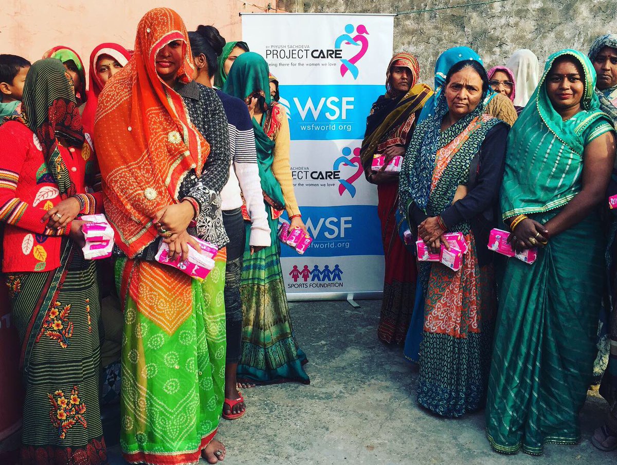 WSFworld's tweet photo. WSF successfully launched #ProjectCARE by @piyushsachdeva_ in Ghamroj Village, Gurugram. The vision of the project is create awareness on Menstrual Hygiene &amp; MenstrualHygieneManagement amongst marginalized girls &amp; women. The awareness &amp; sensitization drive comprises the following https://t.co/wRnSWN9GTd