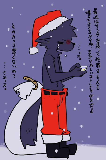 職質サンタが今晩御伺い致します。。。⛄ 