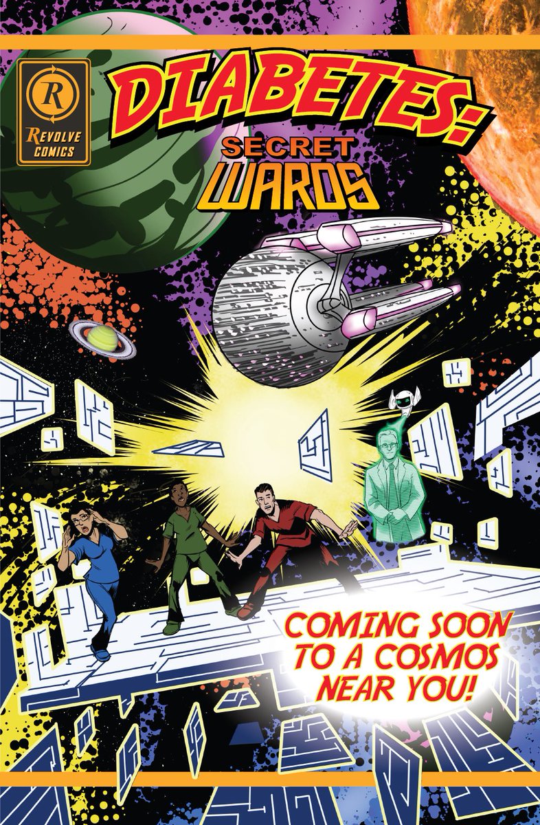 From the team that brought you “Origins”; “Attack of the Ketones”; “STIGMA”…
Comes a new saga!
 
Hospital wards, safety and #Diabetes inpatient teams 

The next comic book…in 2023 via <a href="/RevolveComics/">Revolve Comics</a> 

Work is fun -when you are with <a href="/mbrp1/">Mayank Patel</a> #Gbdoc 

<a href="/WilmotEmma/">Emma Wilmot</a> <a href="/GerryRaDrGMagic/">Gerry Rayman</a>