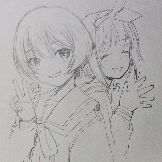 今年のアナログらくがきすきなやつ(色々諸々) 