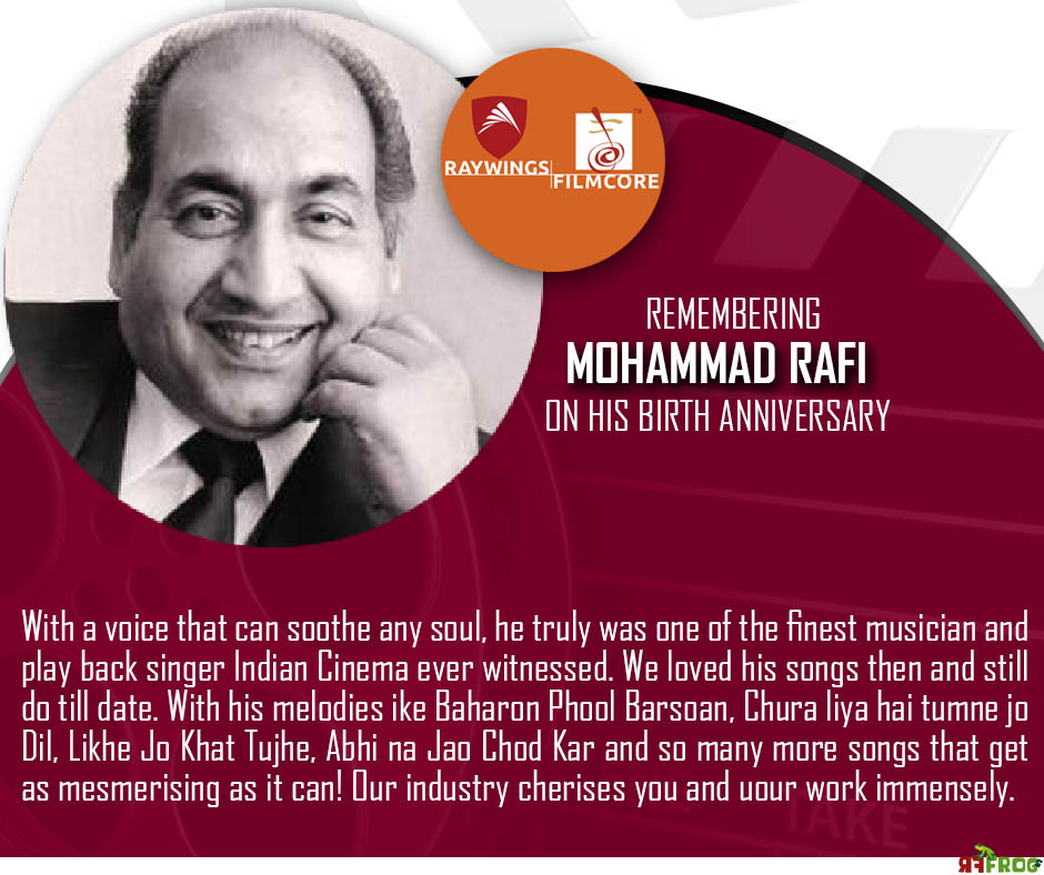 RFilmcore's tweet photo. Remembering #MohammadRafi on his #BirthAnniversary!
#raywingsfilmcore #CineTiles #HappyBirthday #legendsofbollywood #Indiancinema #indiannationalcinema #bollywoodsinger #playbacksinger #singersofbollywood #indianartists #artistsofbollywood #artistsofindia #bollywoodactors https://t.co/75tSw71iV6