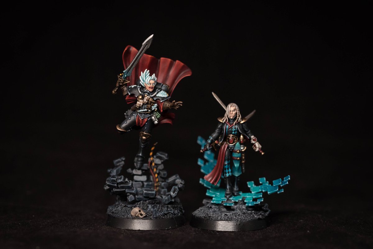 I know people usually like to keep their Golden Demon entries secret but I ain't gon a win anything so may as well share! 2/3rds of my Squad entry mostly completed.... just need that 3rd.

#warmongers #WarhammerCommunity @WarComTeam