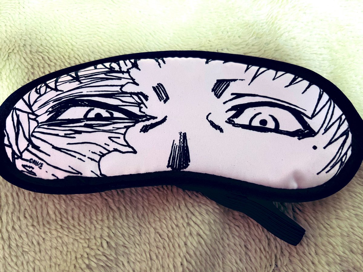 「夜行バスで僕が付けるアイマスクがこちら 」|ドミニクの趣味垢のイラスト