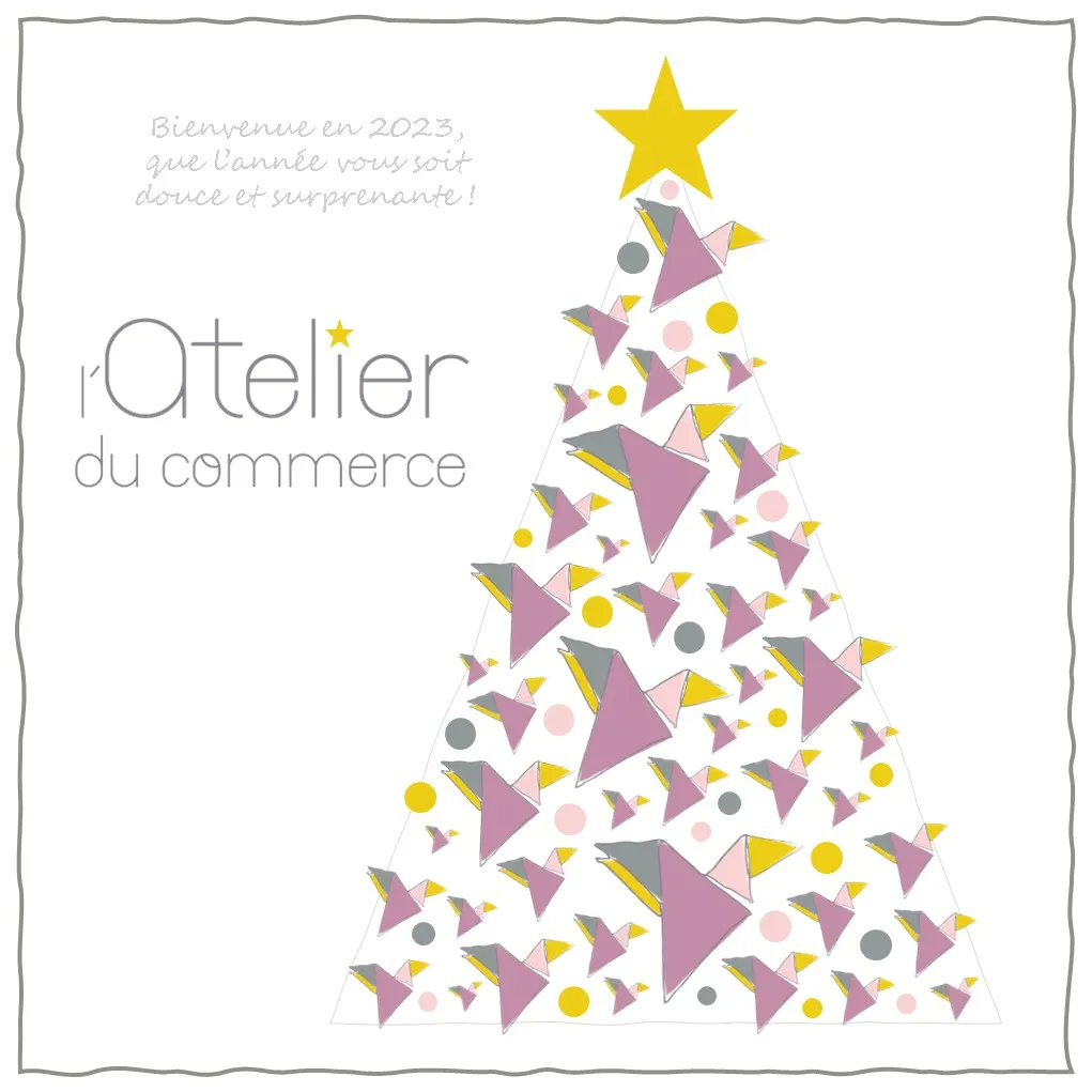 AurDesvallees's tweet photo. C'est l'heure des vacances, le moment de souffler, de respirer, de prendre du recul pour retrouver de l'énergie. Très belles fêtes de fin d'année à tous, on  se retrouve avec pleins d'étoiles dans les yeux pour #2023 !
#aurevoir2022 #noel #cartedevoeux #voeux2023 #sapindenoel https://t.co/22sRQXeIYO