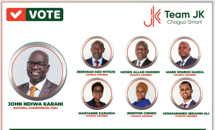 KwakeMutisya's tweet photo. As we celebrate this Christmas,let us pray for our institute to have the best leaders for the next three years vote #TeamJKstawishaKISM https://t.co/qEvIuj69sJ