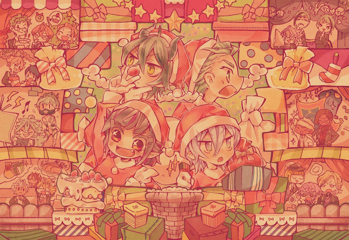 「クリスマスだねこれは一昨年から二年連続で描いたクリスマスディアソの再放送#tws」|芦川のイラスト