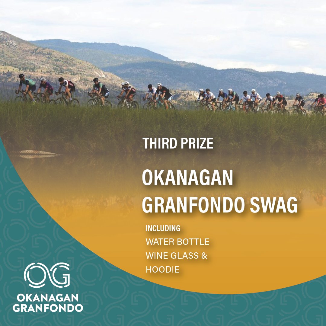 It's time for the OKGF Holiday Contest!!

Register for any distance category and be entered to win one of three prizes shown in the post! 

Already registered?..your entered for the prizes automatically!

.
.
.
.
#okanagangranfondo #okgf #ridehardsmileoften #og #cyclinglife
