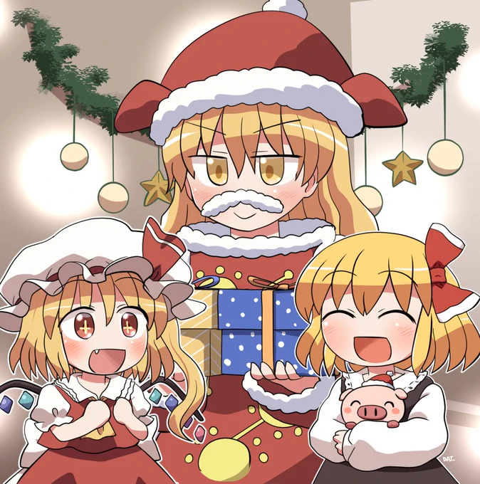 おきなサンタが攻めてきたぞっ #おは東方 