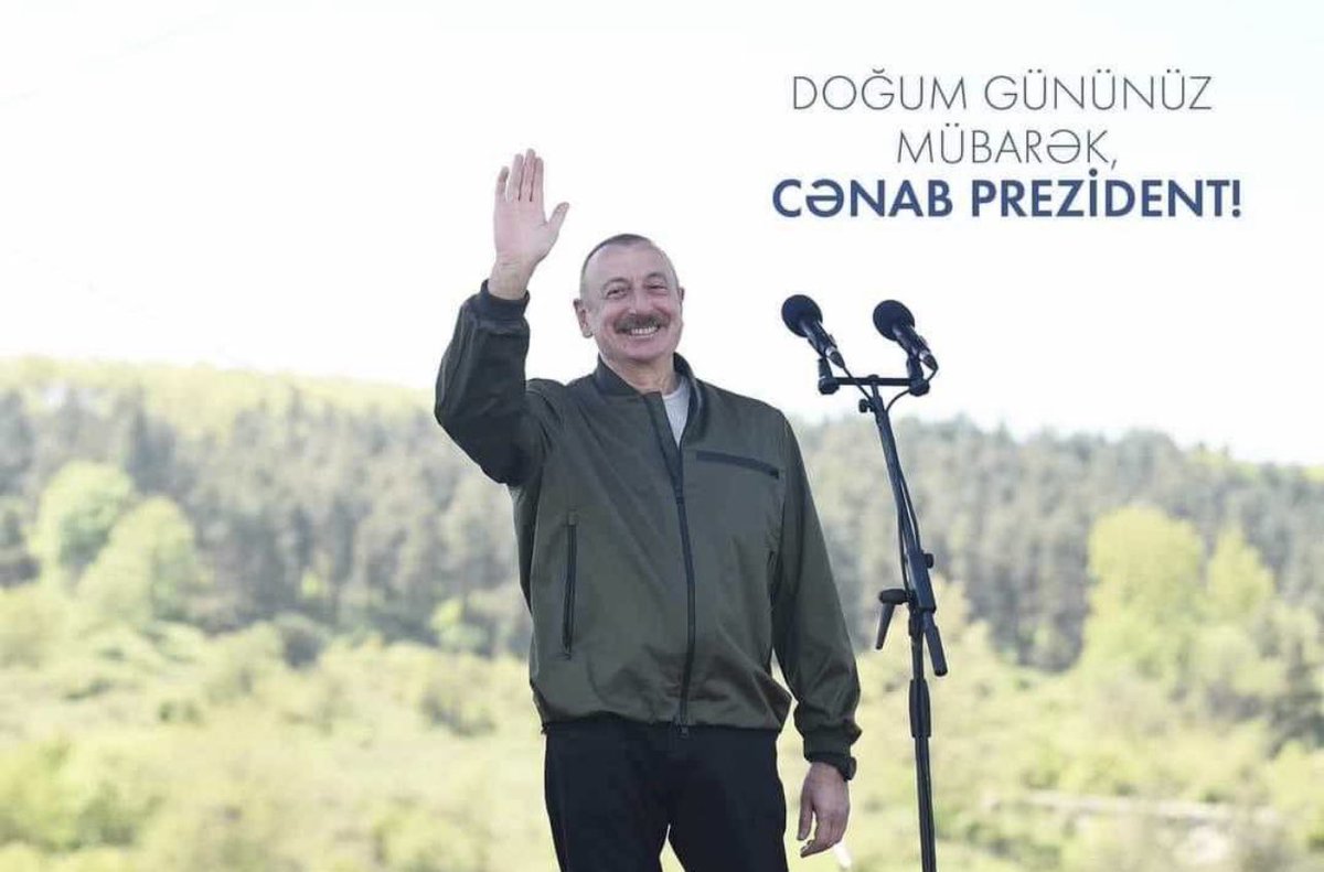 AMGTIB1's tweet photo. Doğum gününüz mübarək, cənab Prezident! 
24.12.2022 https://t.co/mQ9F2LIzq4