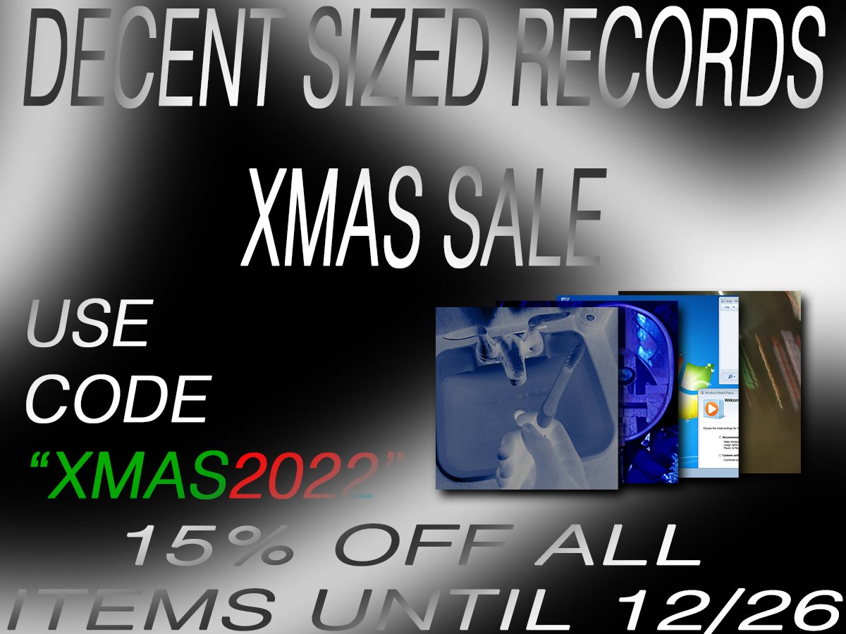 decentsizedrecs's tweet photo. Go pick up some CD's or digital albums for 15% off! https://t.co/MCp2uhfFXy