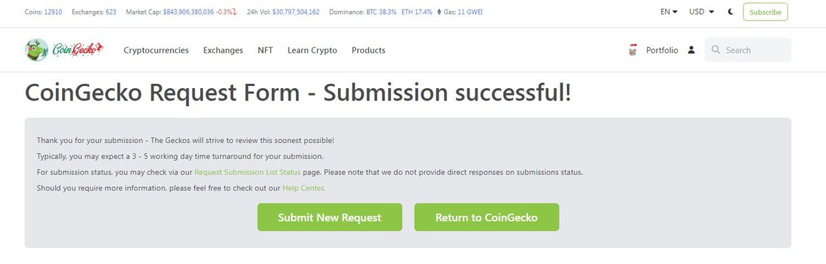 We have submitted a