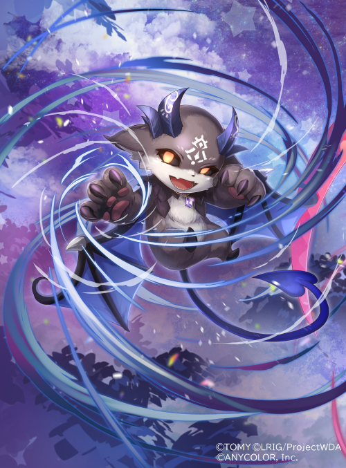 ori_simo's tweet image. 【宣伝】
12/24発売 ウィクロスTCG 「にじさんじ DIVA」にて

🚪👿コード２４３４ でびでび・でびる
🦅コード２４３４ 鷹宮リオン

２枚担当いたしました！
繋がります＋⁺ぜひ並べていただけたら嬉しいです！

takaratomy.co.jp/products/wixos…

#WIXOSS
#ウィクロス発売記念