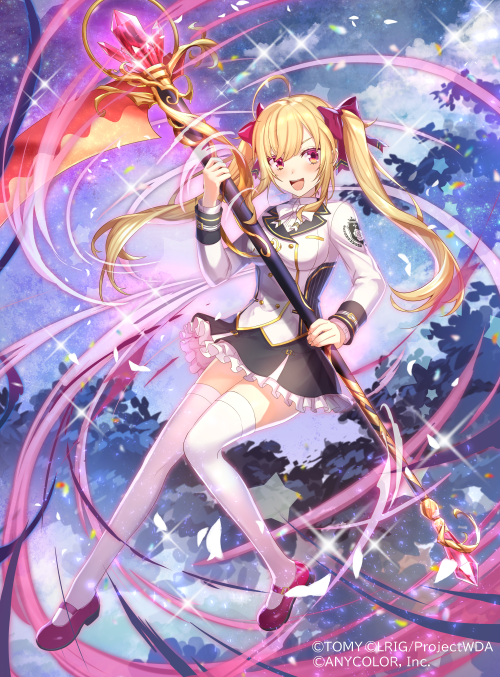 ori_simo's tweet image. 【宣伝】
12/24発売 ウィクロスTCG 「にじさんじ DIVA」にて

🚪👿コード２４３４ でびでび・でびる
🦅コード２４３４ 鷹宮リオン

２枚担当いたしました！
繋がります＋⁺ぜひ並べていただけたら嬉しいです！

takaratomy.co.jp/products/wixos…

#WIXOSS
#ウィクロス発売記念