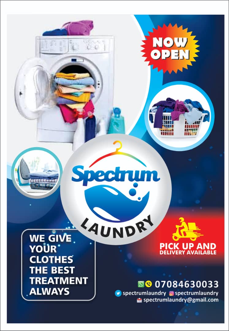 Good morning Abeokuta!
It's that time of the week again, it's the Laundry day.
Let's take the stress off you.
Contact us now, to schedule a pick up
We're ready!