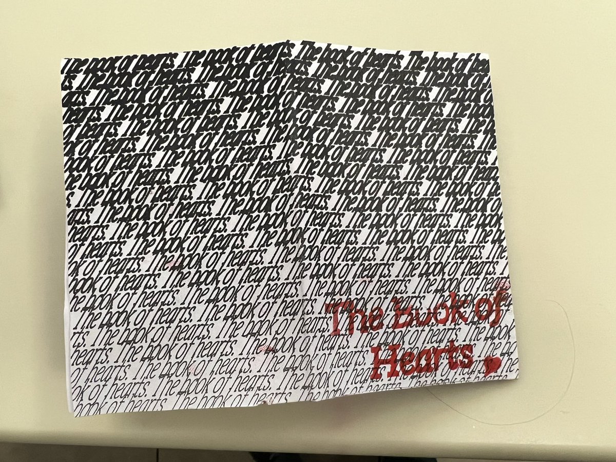 itchy_thoughts's tweet photo. The Book of Hearts

I made a zine as a personal project based on the one in this tiktok https://t.co/KNQlT8Gh6c https://t.co/6KElshGBy1