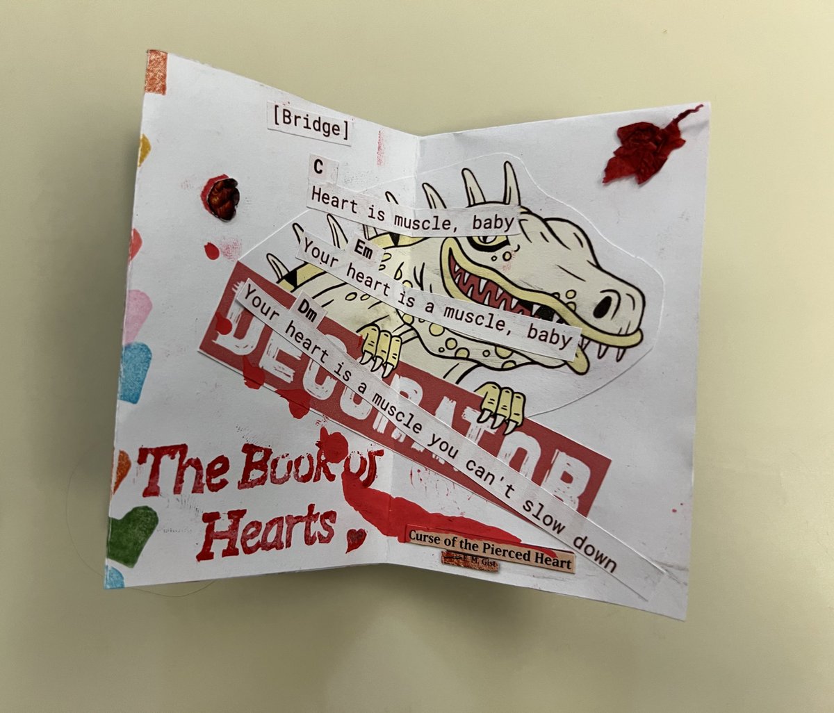 itchy_thoughts's tweet photo. The Book of Hearts

I made a zine as a personal project based on the one in this tiktok https://t.co/KNQlT8Gh6c https://t.co/6KElshGBy1