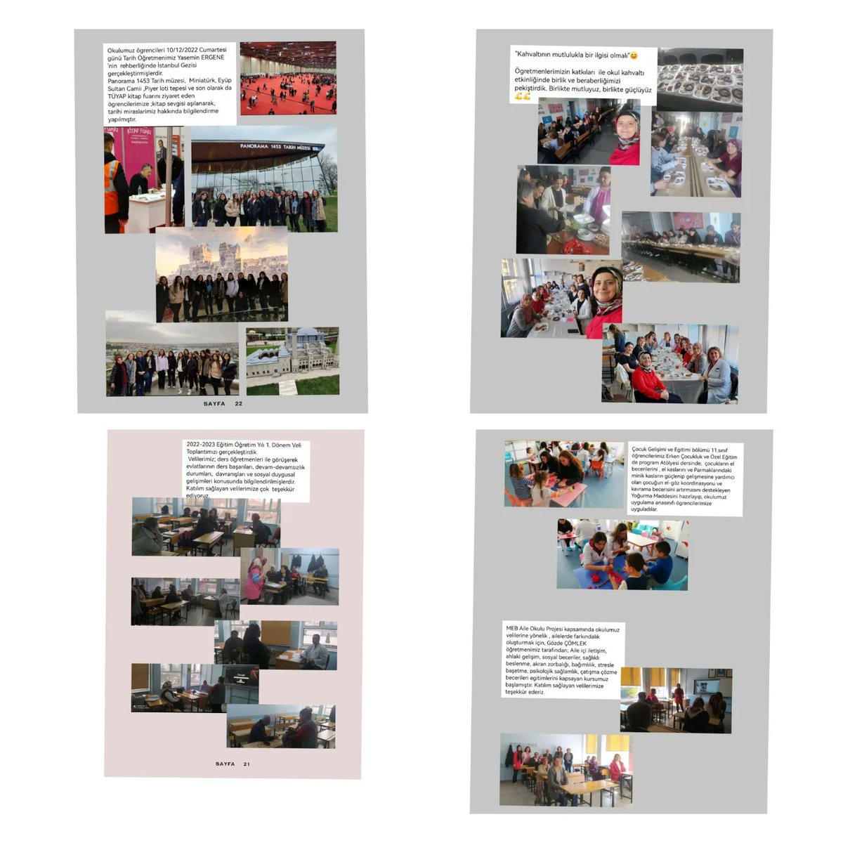 Okul dergimiz PUSULA yayında..