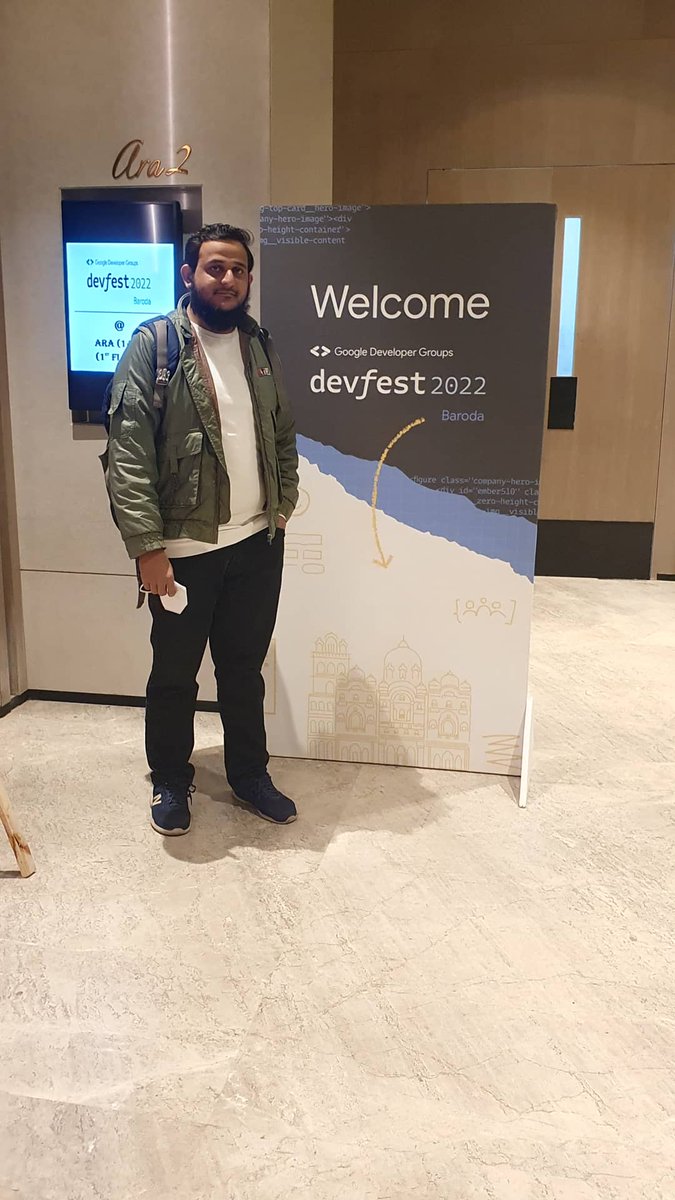 MultaniSharukh's tweet image. #Attending #FirstTime #Event  #DevFestBaroda @GDGBaroda
