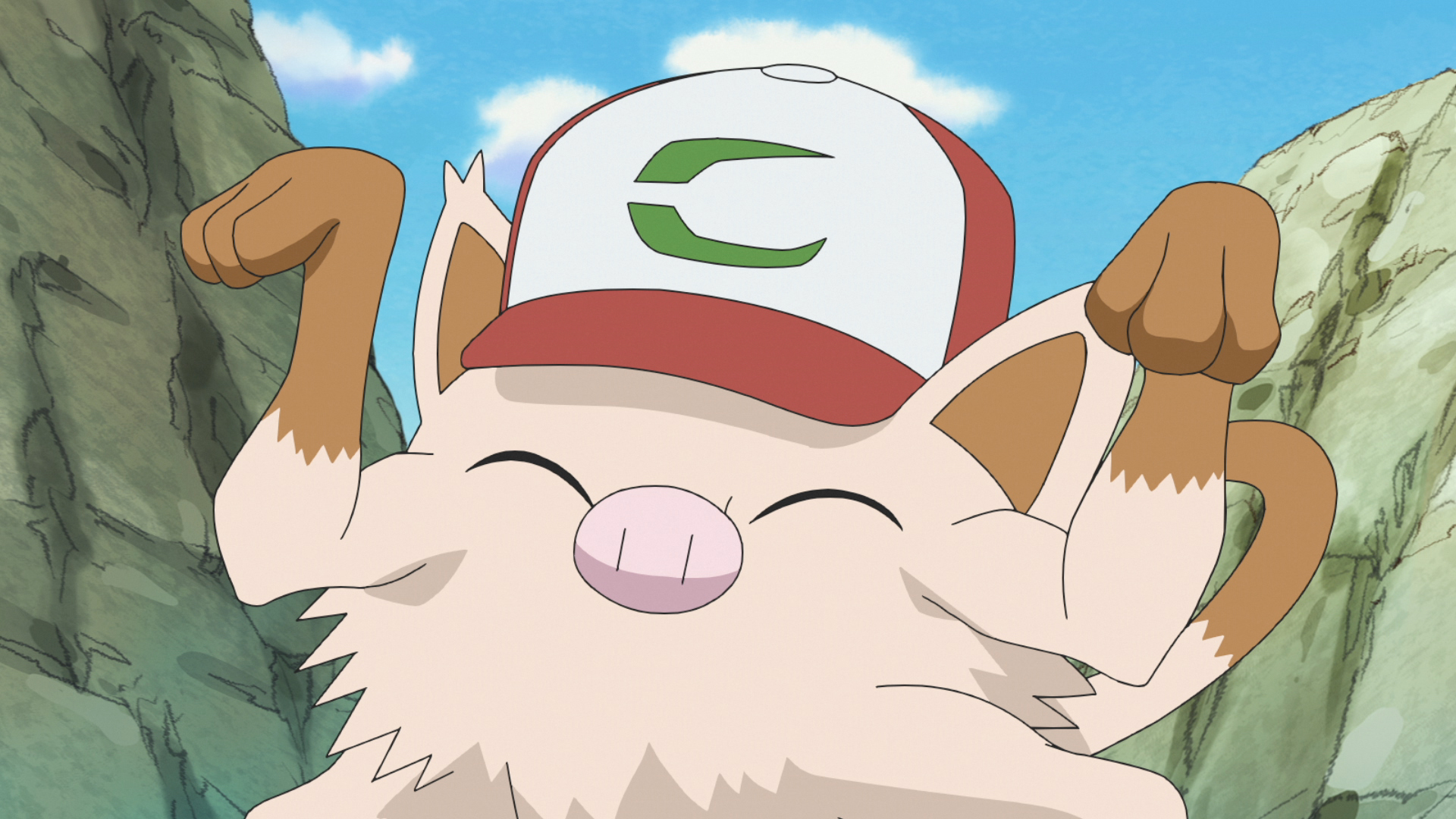公式 ポケモン情報局 昨日放送されたスペシャルエピソード ポケットモンスター 遥かなる青い空 なんと サトシ の帽子が マンキー の頭に 帽子の行方はここからチェック T Co Zl19gdnmik アニポケ T Co T7dymy1pmr Twitter