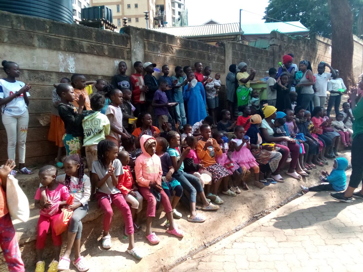 HonTimWanyonyi's tweet photo. We shared a meal with children at the Kids camp at Deepsea, Parklands ward. These are routine activities we do every Christmas season where we extend love and care to our communities. https://t.co/bUzJtRezt2