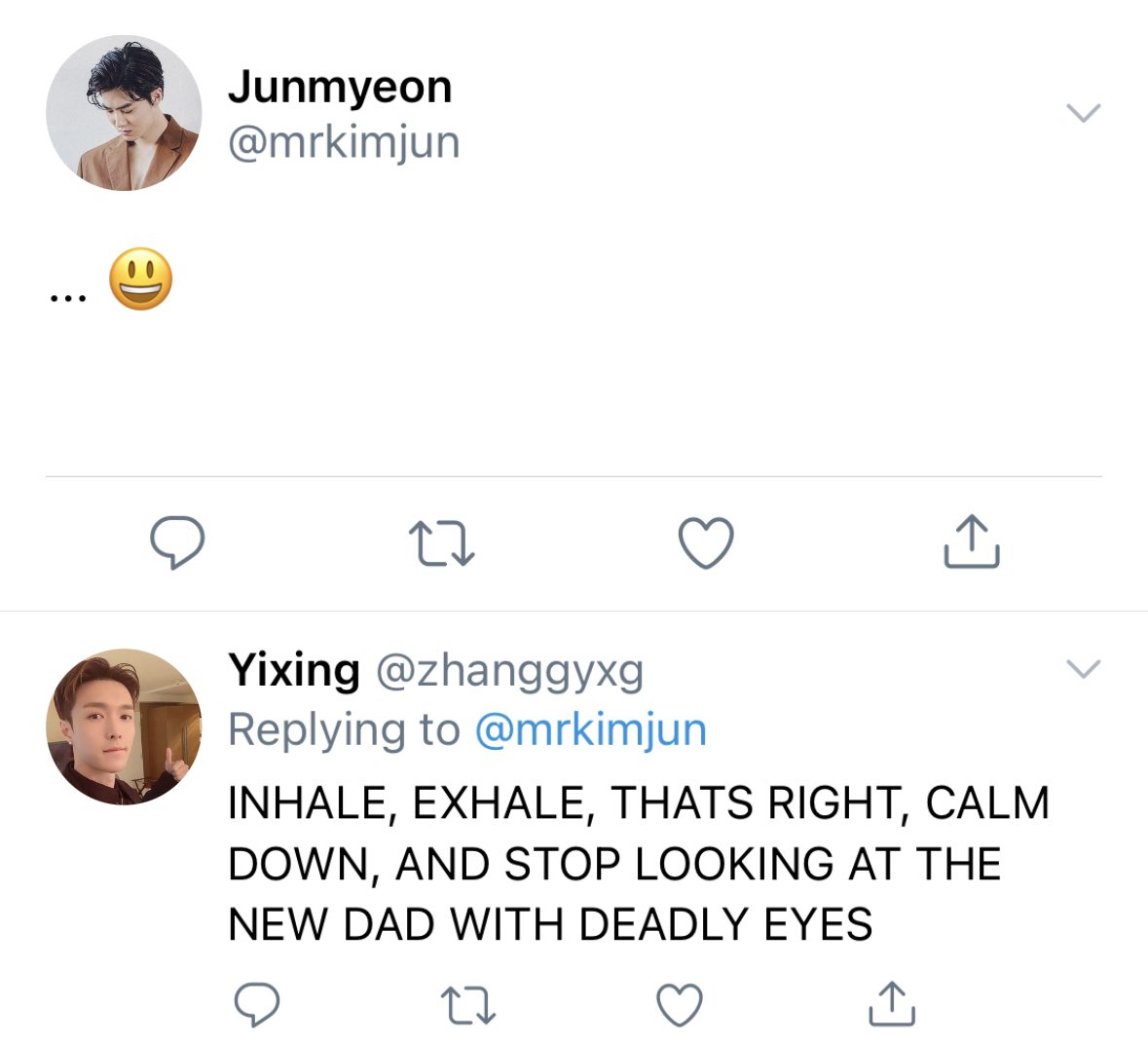 myeonly_1's tweet photo. Mini SNS #SehoAU
ෆ⸒⸒ The Number 1 

Sehun and Junmyeon can’t help but fight for the best dad title in their kids school. 

#SehoSecretSanta https://t.co/YiUOqtfop8