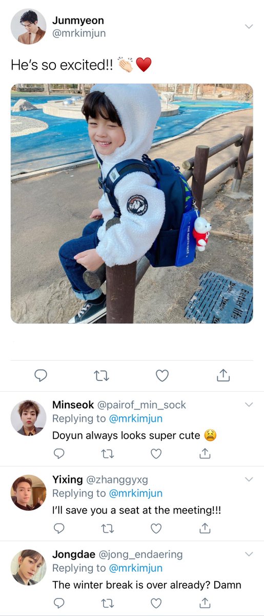 myeonly_1's tweet photo. Mini SNS #SehoAU
ෆ⸒⸒ The Number 1 

Sehun and Junmyeon can’t help but fight for the best dad title in their kids school. 

#SehoSecretSanta https://t.co/YiUOqtfop8