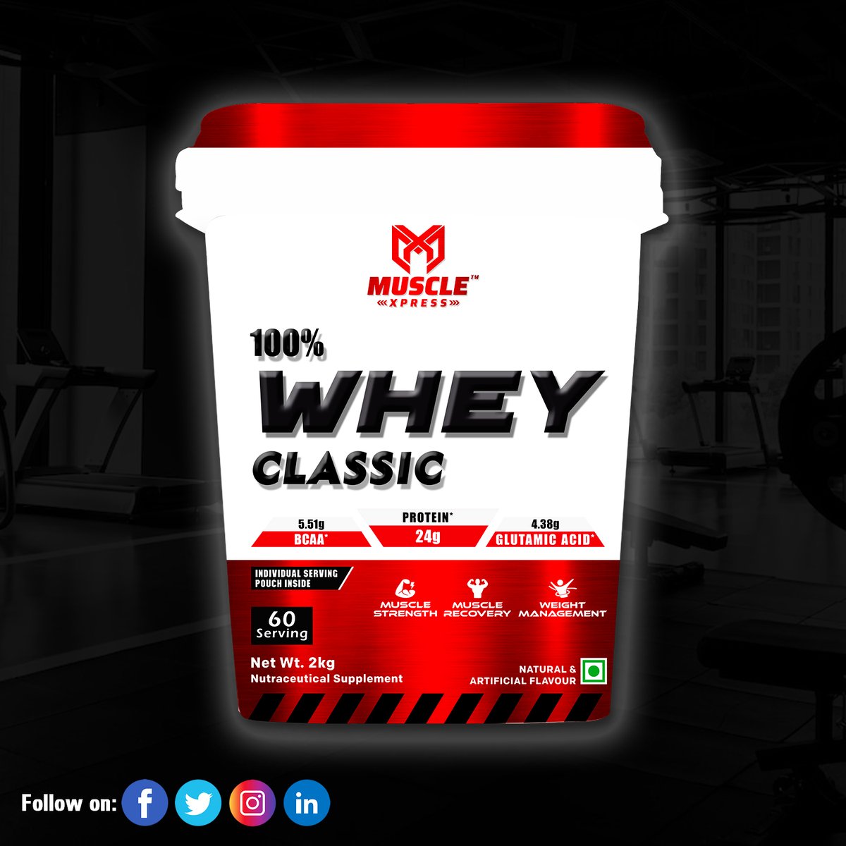 MuscleXpress's tweet photo. Muscle Xpress Whey Protein for you body style

#musclexpress #wheyprotein 

MUSCLE XPRESS https://t.co/QiqVbOOJbg