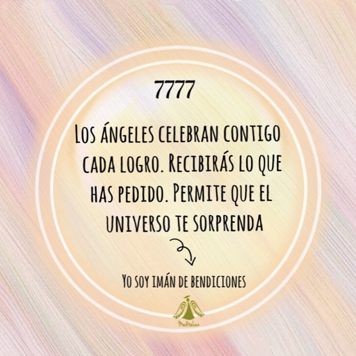 MeditaLuz_Arc's tweet photo. Número 7777
Se está creando un milagro, no tardarás en verlo, has orado y trabajado por él, mereces verlo materializado.
Todo se está acomodando para suceder en tu más alto bien. ¡Felicidades!

🌀#Afirma
Mi vida se llena de milagros
🙏🏻♾����🙌🏻🕊♾🙏🏻 https://t.co/26Lb8BNSGQ