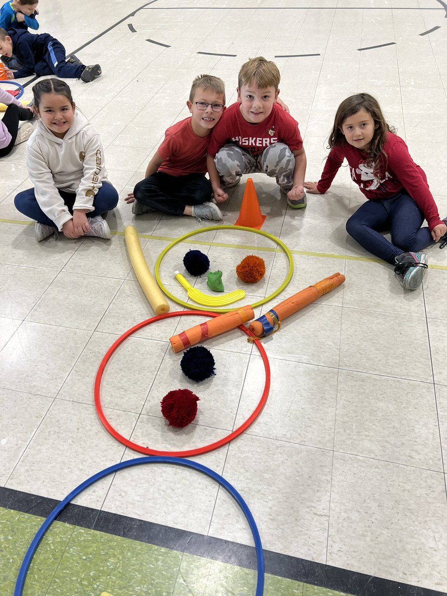 Snowman relay at St Libory.