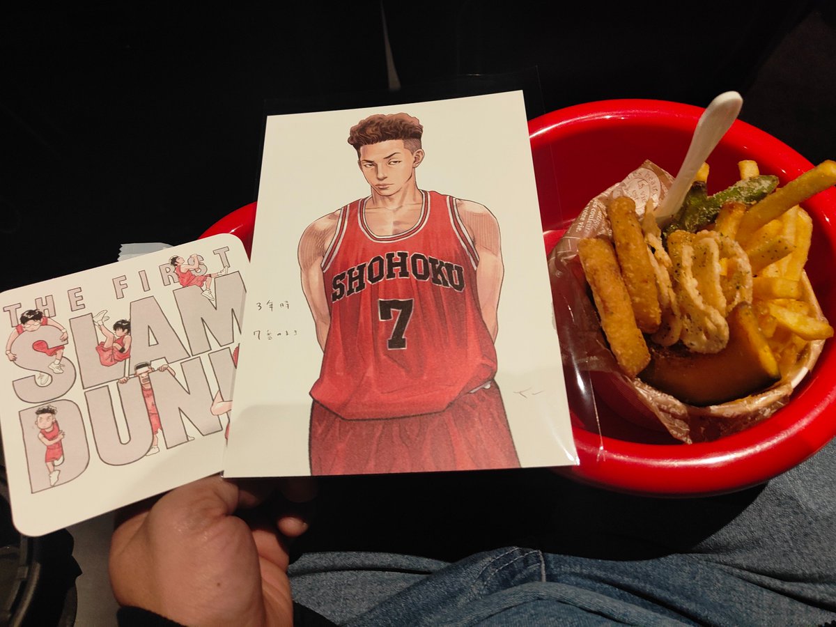 otani96's tweet photo. やっと『THE FIRST SLAM DUNK』観覧📽️

たぶん何回も観たくなる🏀🏀🏀

「第ゼロ感」 #10FEET カッコ良すぎるED主題歌🎼♫🎤

#SLAMDUNKMOVIE #SLAMDUNK 
#宮城リョータ 
#DolbyCinema https://t.co/yWk36RwCuU