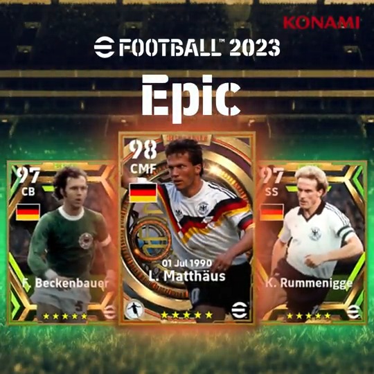 Epic: Germany Great Captains】 強烈なキャプテンシーで強豪ドイツ