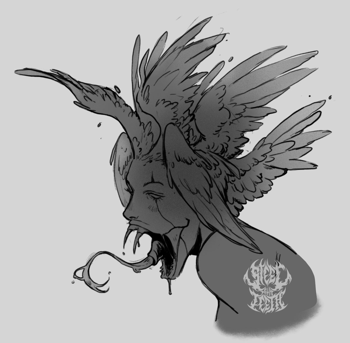 the fun thing about being an artist in ur dnd group is that i get to make all the npcs cater to my own aesthetic bias