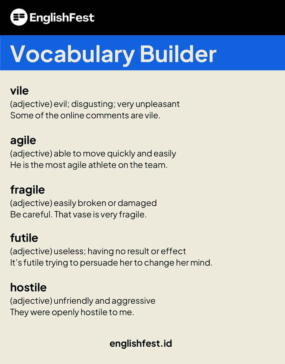 JettxMann's tweet photo. Vocabulary Builder 54

https://t.co/csTokdqKiX https://t.co/YQ3kaNtZXY