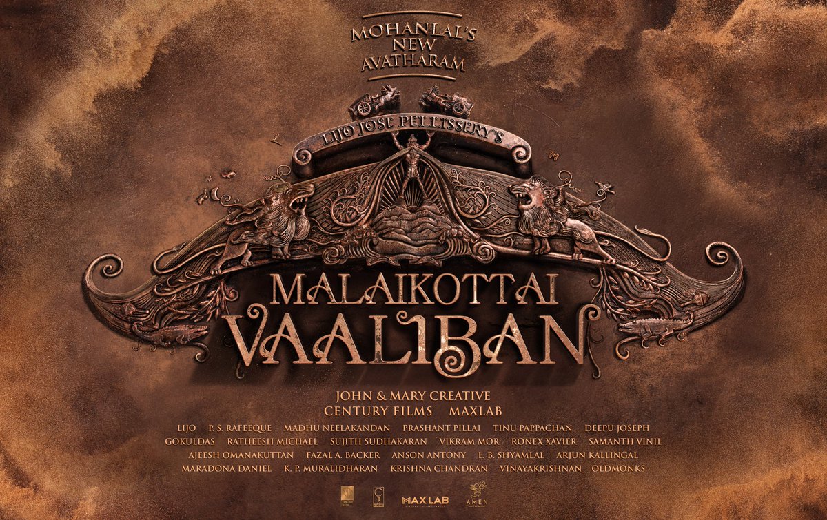 Mohanlal's tweet photo. #MalaikottaiVaaliban https://t.co/5nrNgfXkbb