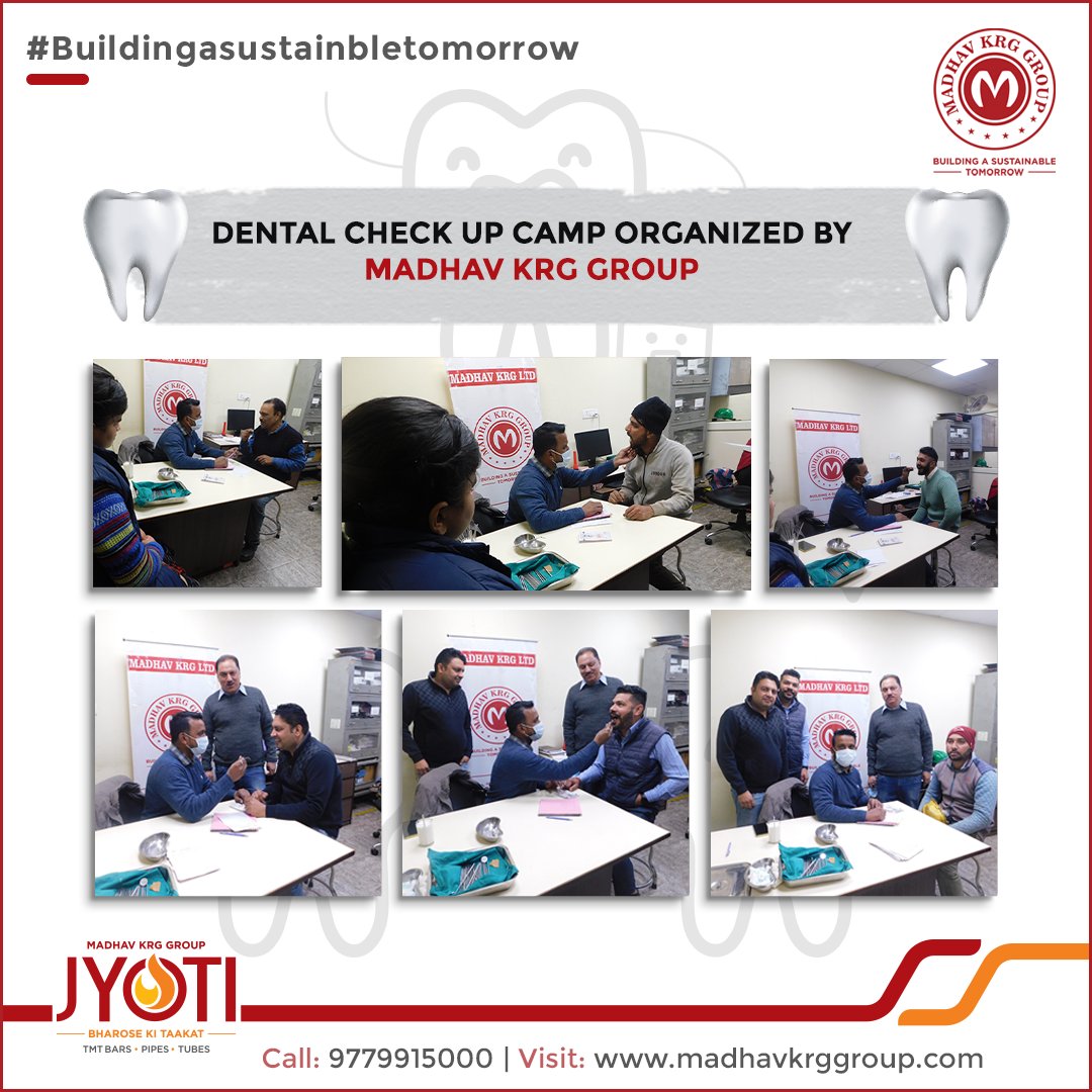 MadhavKRGGroup's tweet photo. Dental Checkup Camp Organized By Madhav KRG Group!
#buildingasustainabletomorrow
#helpinghands #helpingothers #csrinitiative #csr #medicalcheckup #patientcare #dentalcare #dentalpractice #dentalhygienist #dentalcamp #dentalcheckup #treatment #MadhavKrg #madhavkrggroup https://t.co/Pg4hqOIoJK