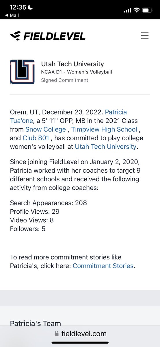 ptuaone's tweet photo. Looking forward to getting back to work with @UtahTech_VB Thank you @SnowCollegeVol1 for believing in me. #NextChapter
#UtahTechCommit https://t.co/Q1Y8rpJQwO