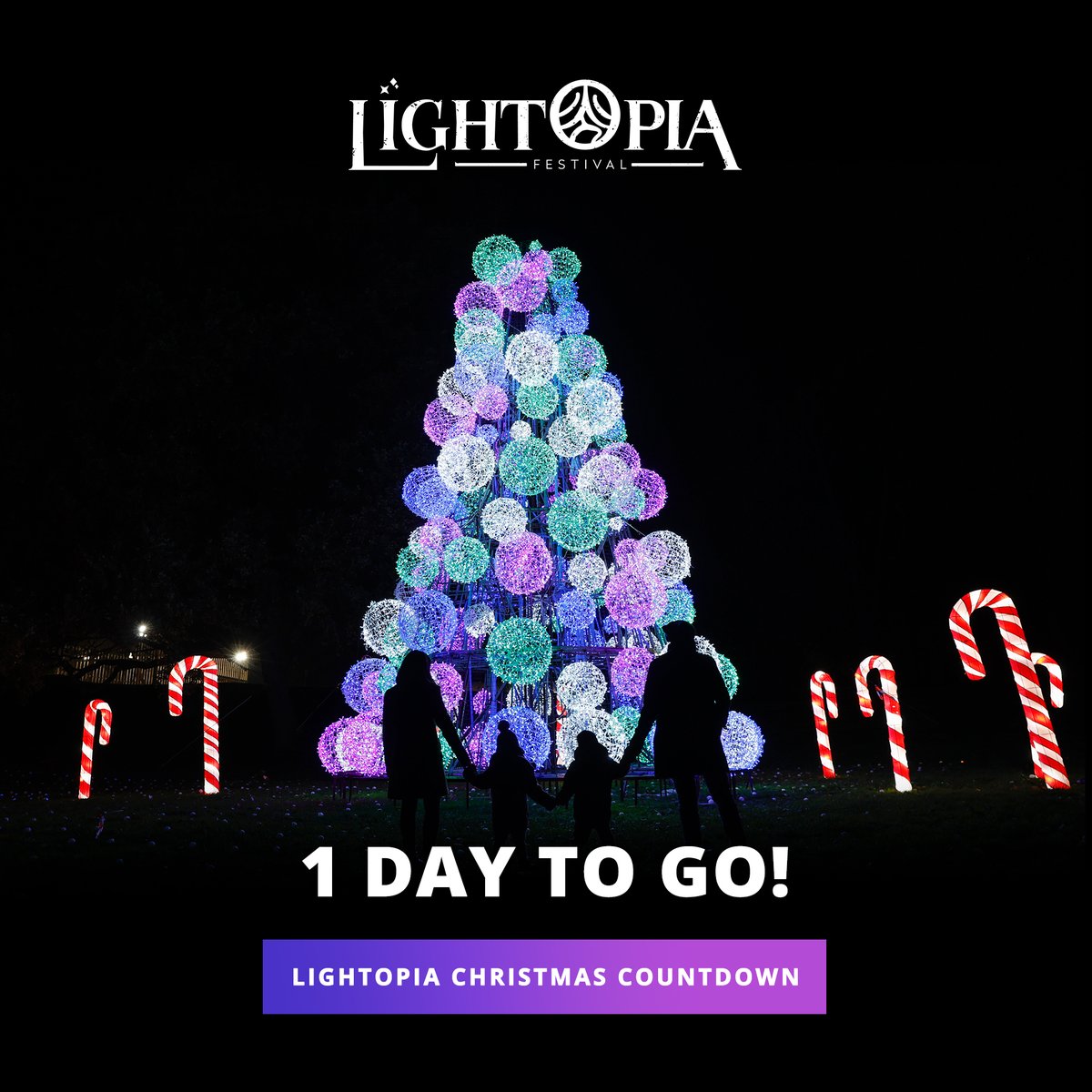 1 MORE SLEEP!!!! 🎄
Have a wonderful Christmas, sending all our love to you and yours!

#1daytogo #christmastime #lightopiafestival #lightopialondon#lightopiamanchester #lightopiaaltontowers #lanternfestival #festivelighttrail