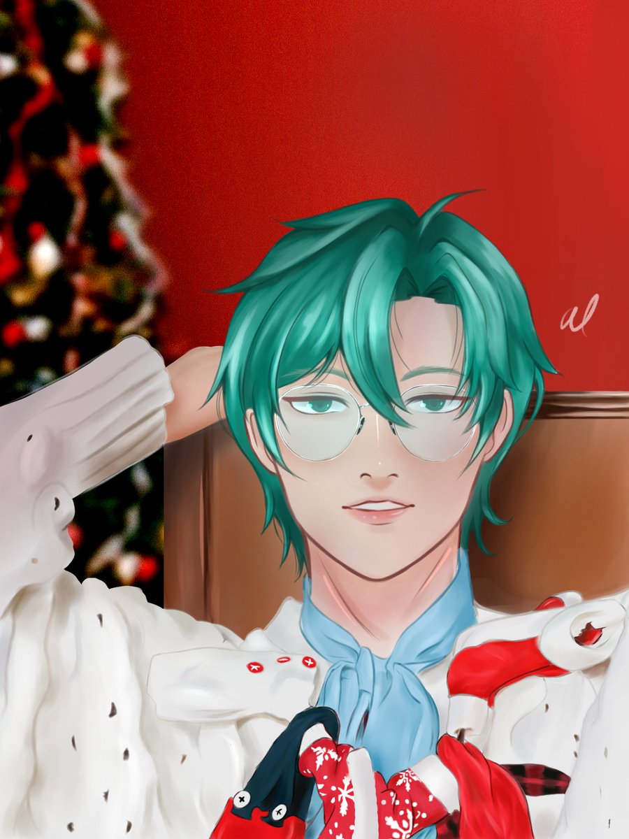 aldncpxh's tweet photo. 🎄MERRY CHRISTMAS Y'ALL🎄

eyyoo long time no see #rukiyeah , allen is back with a new #gambaru_ki
I hope you like it >< https://t.co/Y5irmUFFTA