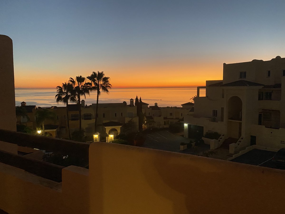 Up at sunrise for the last day here in Casares