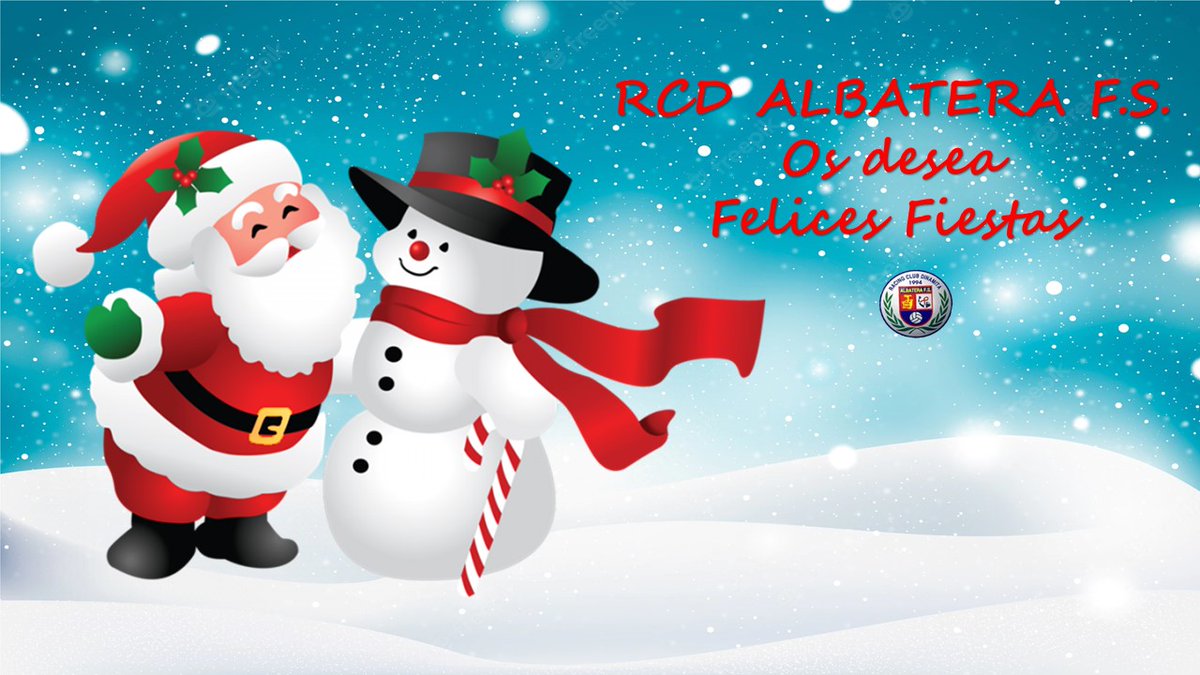 En estos días de tanta ilusión y estar con nuestros seres queridos, la familia del RCD Albatera f.s. les desea ¡Feliz Navidad! 🎄🎅🎉