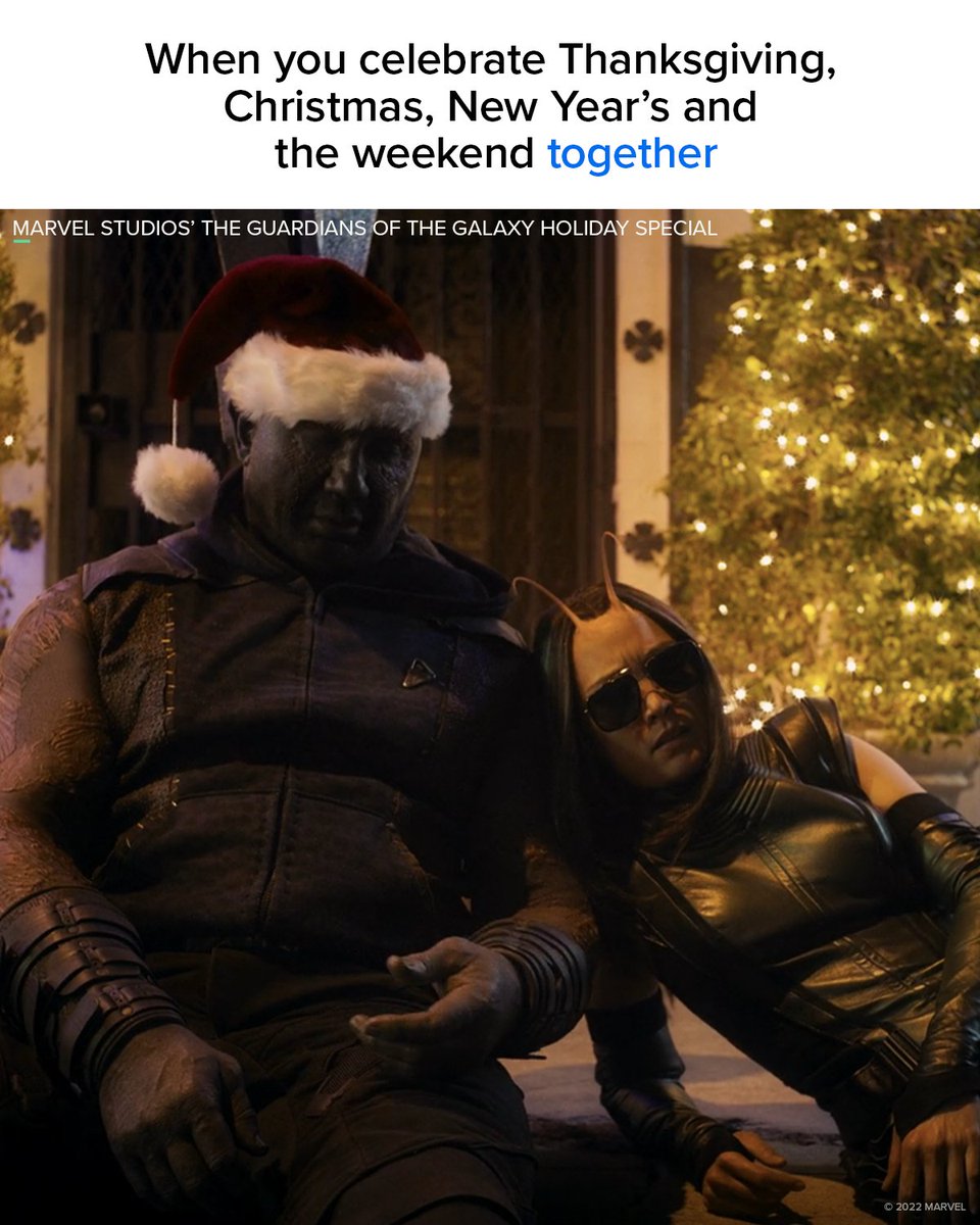 JioHotstar's tweet photo. My organs need water!
#Marvel #GuardiansOfTheGalaxy #ThanksGiving #Christmas #NewYear #WeekendTogether https://t.co/FOmVLdznHR