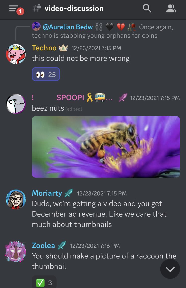 If you want to know why I miss the member discord, this is why: