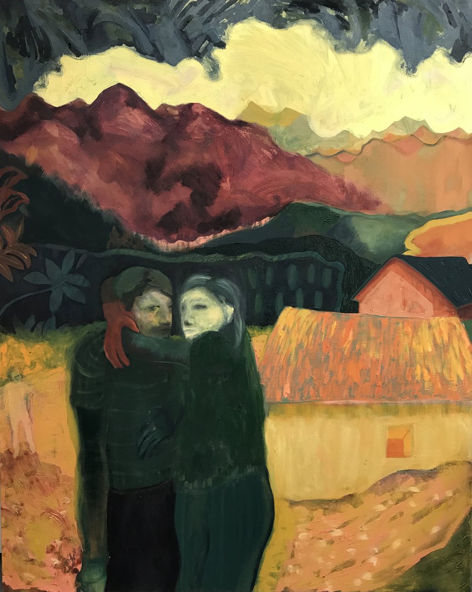 Hug, 2017 by Antonia Showering, for anyone who doesn't feel OK at this time of year especially and for whatever reason..
 #YouAreNotAlone ❤