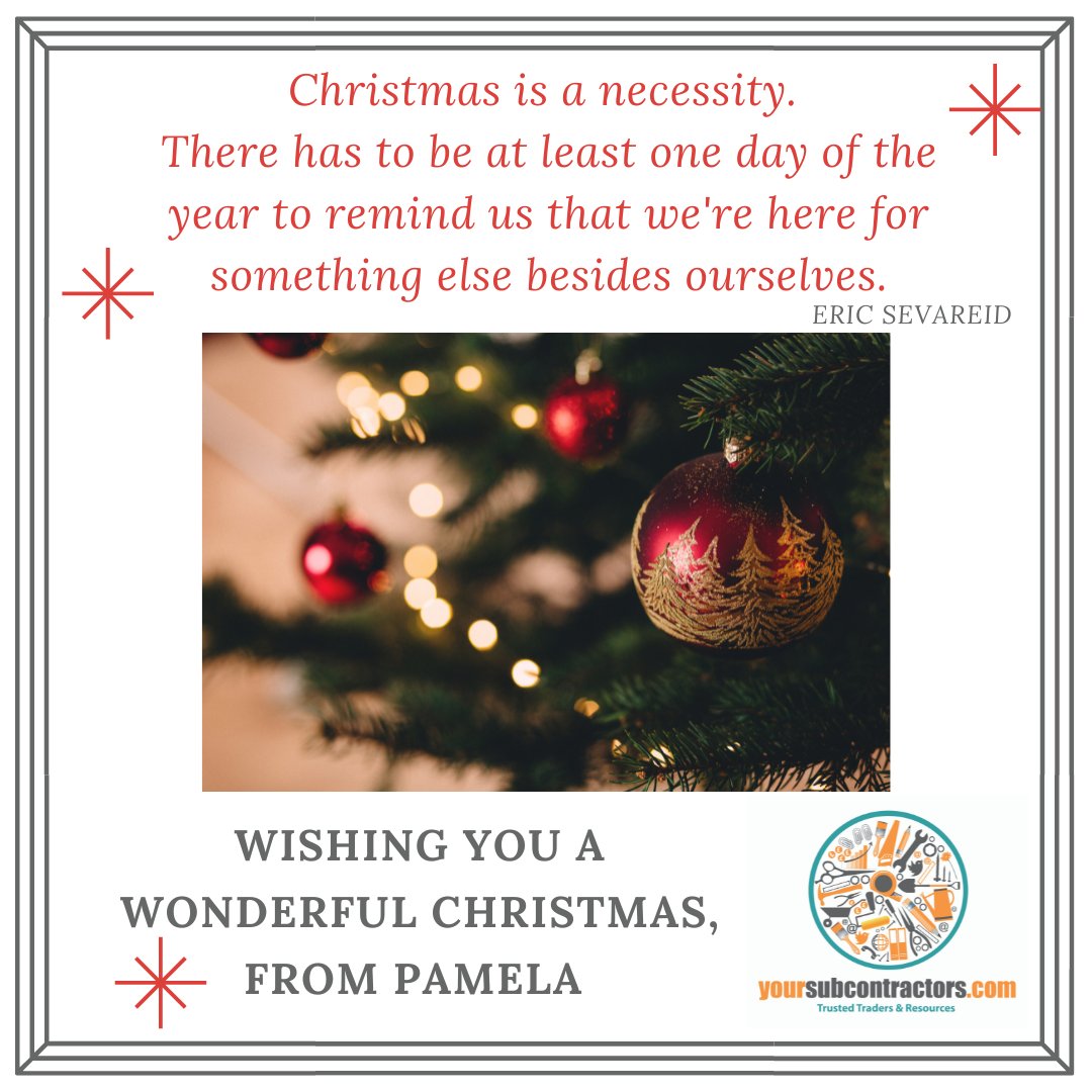 Wishing all of our followers, contacts, #subcontractors #contractors &amp; #outsourcedresourceproviders a very #HappyChristmas and hope you enjoy the festive break. Here’s to a #prosperous 2023 for all of us!