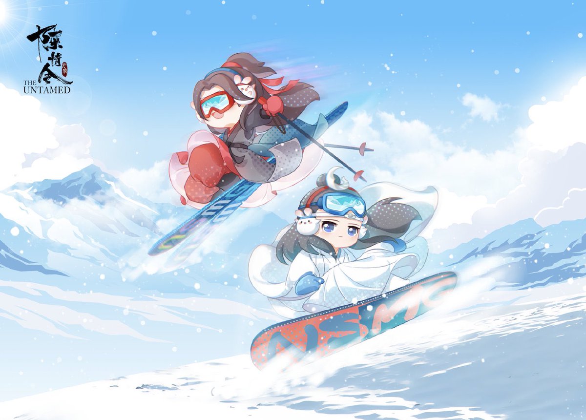 MXTX_Couples's tweet photo. official Christmas WangXian art 😺❄️☃️

#忘羡 #마도조사 #魔道祖师 #WangXian https://t.co/iudkvQ2TNQ